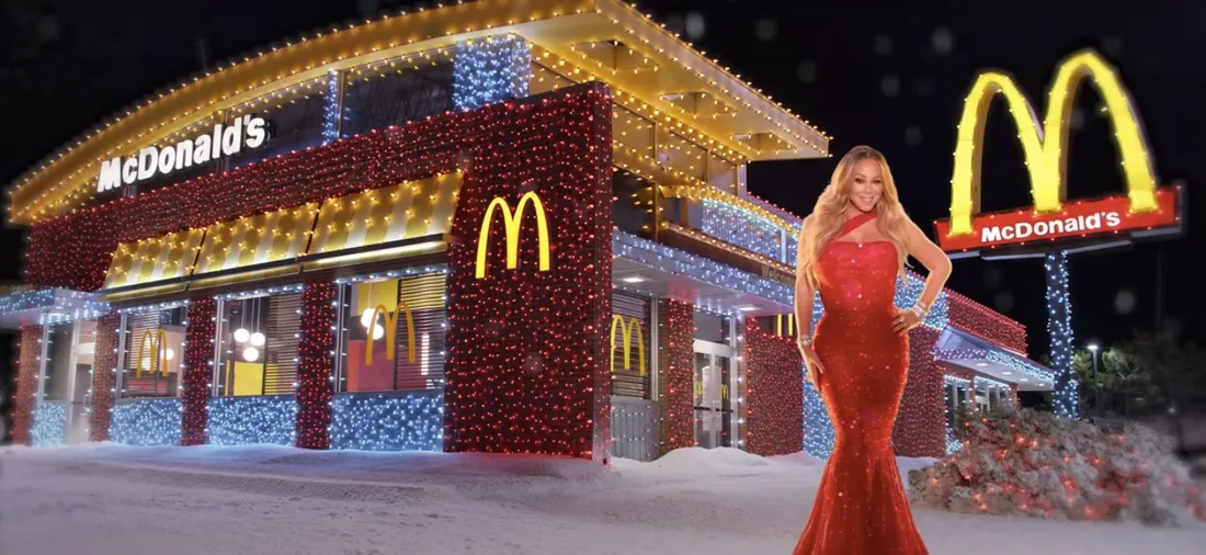 Un menu Mariah spécial Noël chez McDonald's